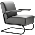 S 411 LEATHER ARMCHAIR - DYKE & DEAN