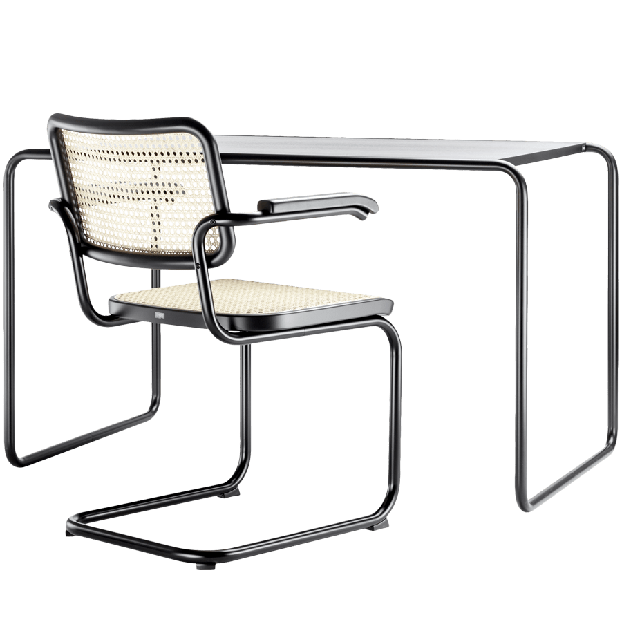 S 64N THONET MESH DINING CHAIR - DYKE & DEAN