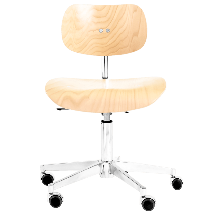 S197GH SWIVEL CHAIR BEECH - DYKE & DEAN