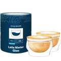 SET OF 2 DOUBLE WALL LATTE GLASSES 250ml - DYKE & DEAN