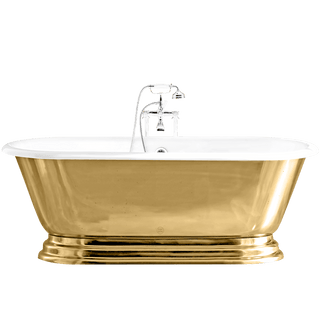 SHABBY ENAMEL CAST IRON BATHTUB METAL - DYKE & DEAN