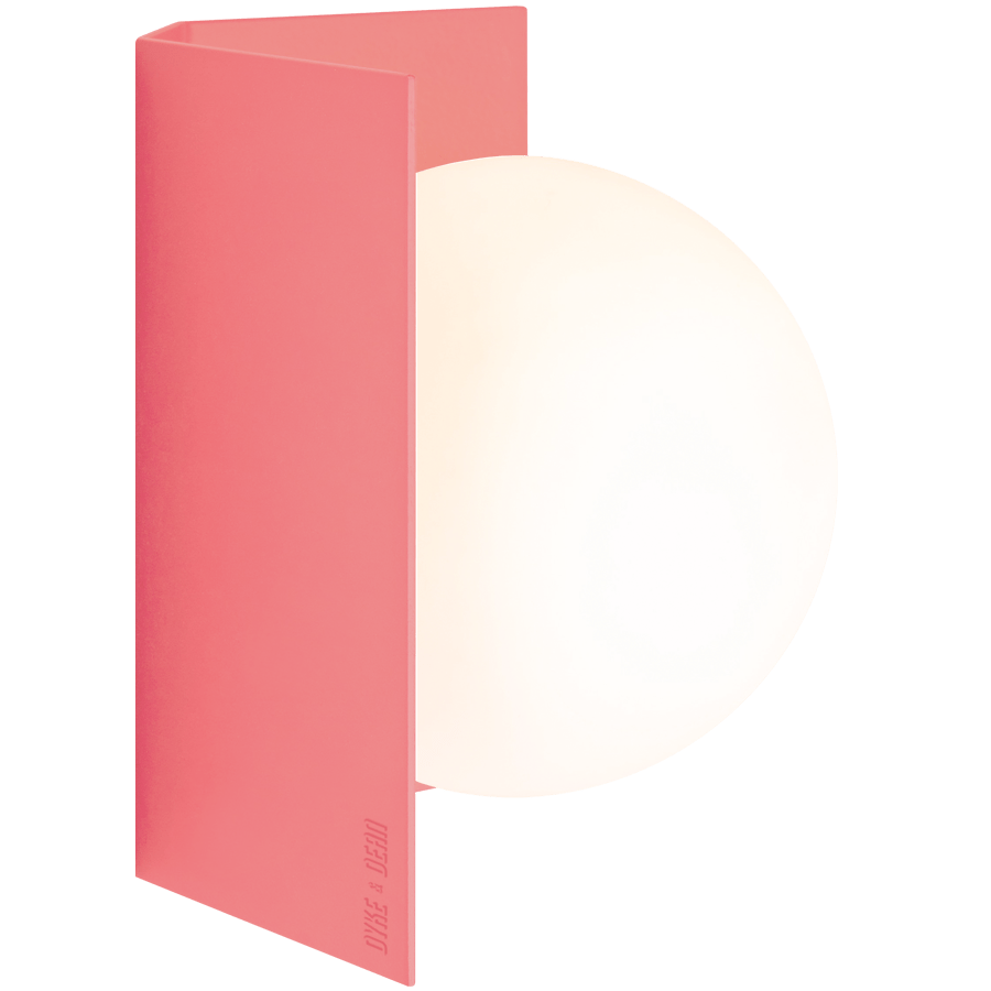 SHADED GLOBE WALL LIGHTS - DYKE & DEAN