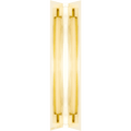 SHADED STRIP WALL LIGHTS PLATED - DYKE & DEAN