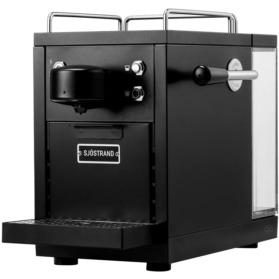 SJOSTRAND ESPRESSO COFFEE CAPSULE MACHINE BLACK - DYKE & DEAN