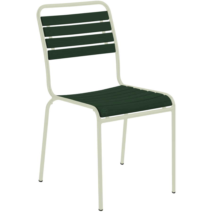 SLATTED GREENWOOD STACKING CHAIR COLOUR