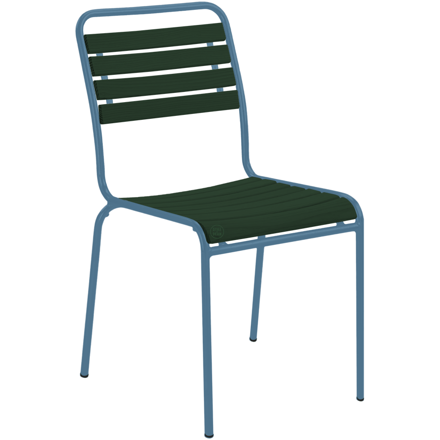 SLATTED GREENWOOD STACKING CHAIR COLOUR