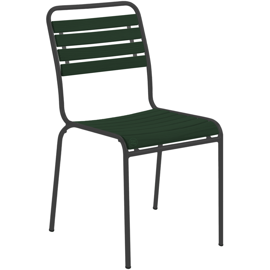 SLATTED GREENWOOD STACKING CHAIR COLOUR
