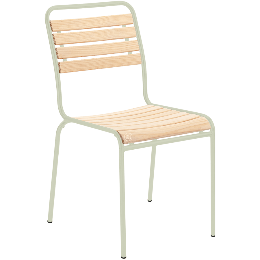 SLATTED WOOD STACKING CHAIR COLOUR