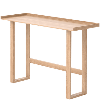 SLIM LAPTOP WRITING TABLE NATURAL OAK - DYKE & DEAN