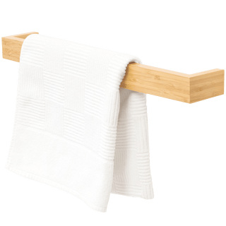 SLIMLINE HAND TOWEL RAIL LONG BAMBOO - DYKE & DEAN