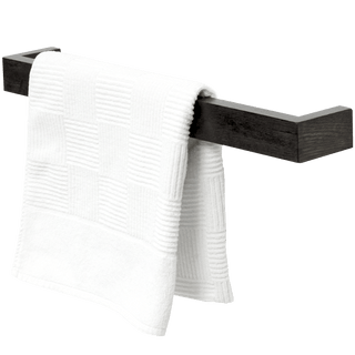 SLIMLINE HAND TOWEL RAIL LONG IN DARK OAK - DYKE & DEAN