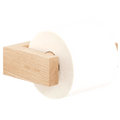 SLIMLINE TOILET ROLL WALL HOLDER IN NATURAL OAK - DYKE & DEAN
