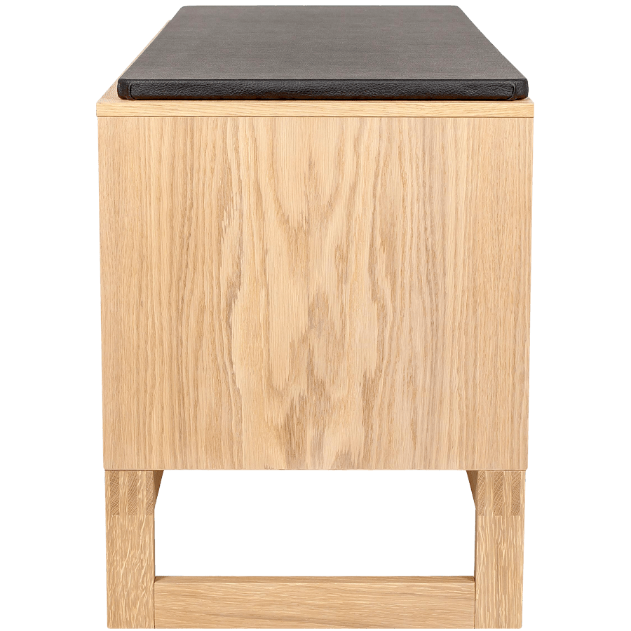 SLUSSEN HALLWAY STORAGE BENCH OAK - DYKE & DEAN