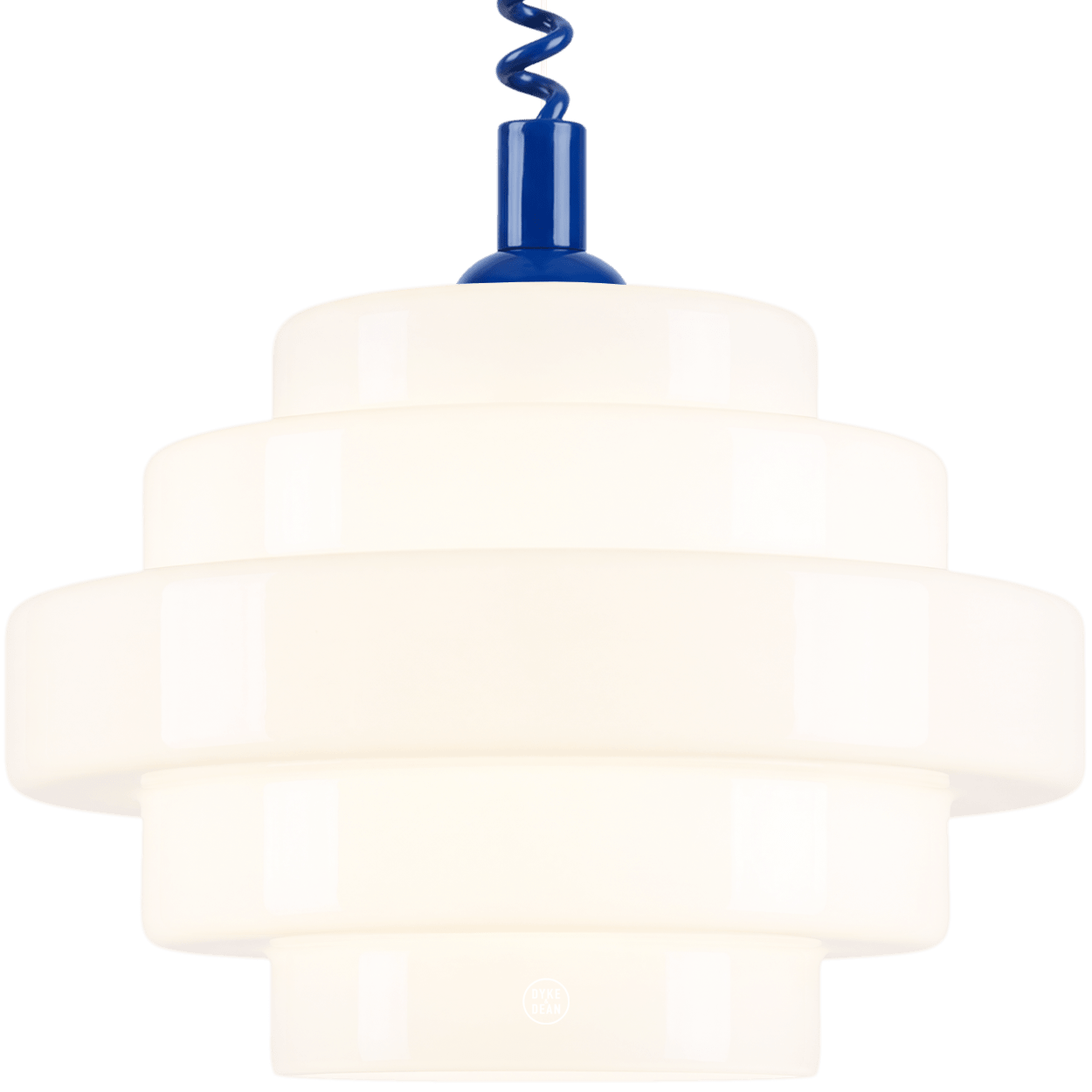 SMALL BAUHAUS OPALINE RETRACTABLE CORD LIGHT - DYKE & DEAN