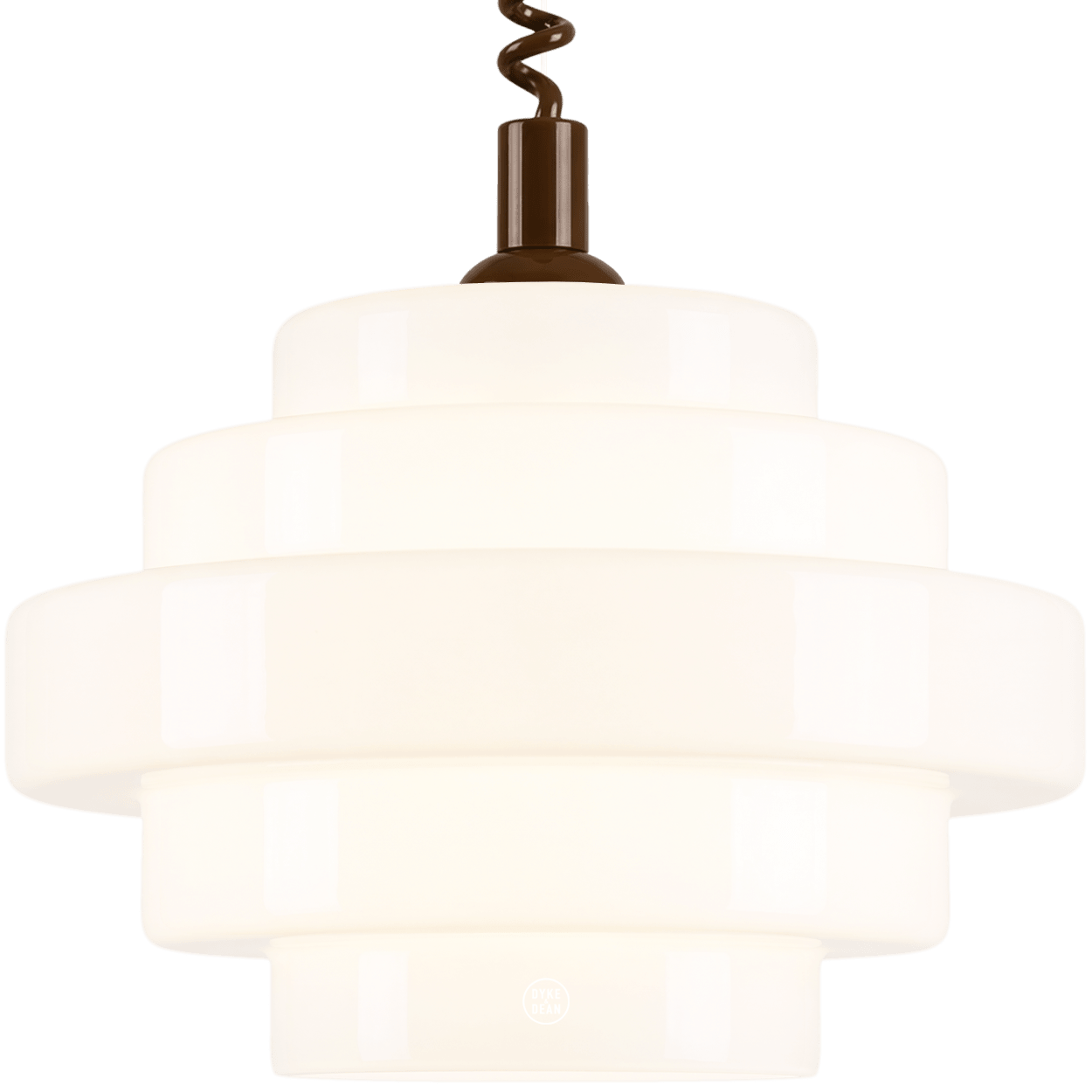 SMALL BAUHAUS OPALINE RETRACTABLE CORD LIGHT - DYKE & DEAN