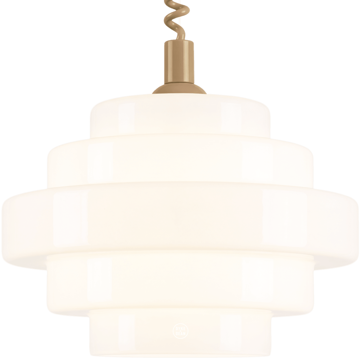 SMALL BAUHAUS OPALINE RETRACTABLE CORD LIGHT - DYKE & DEAN