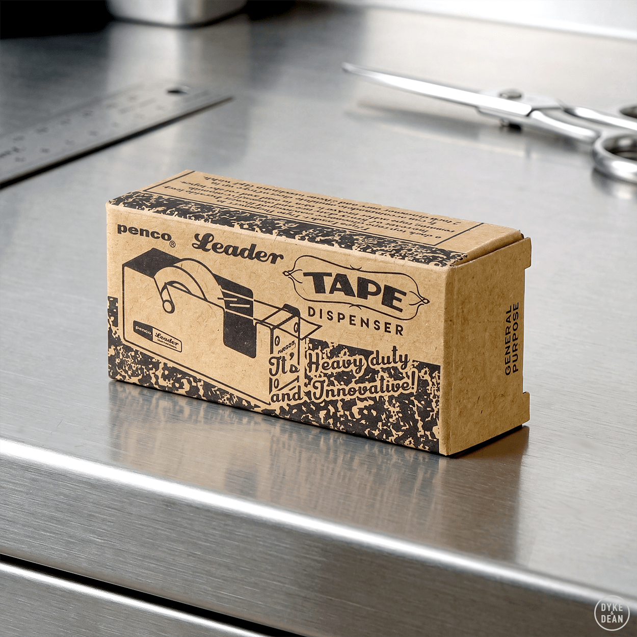 SMALL IVORY TAPE DISPENSER - DYKE & DEAN