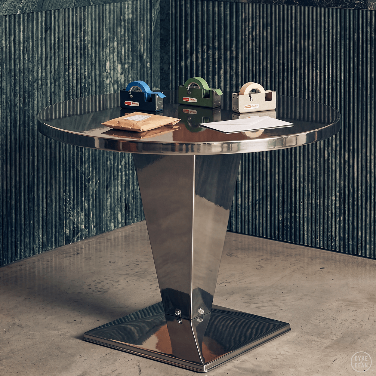 SMALL NAVY TAPE DISPENSER - DYKE & DEAN