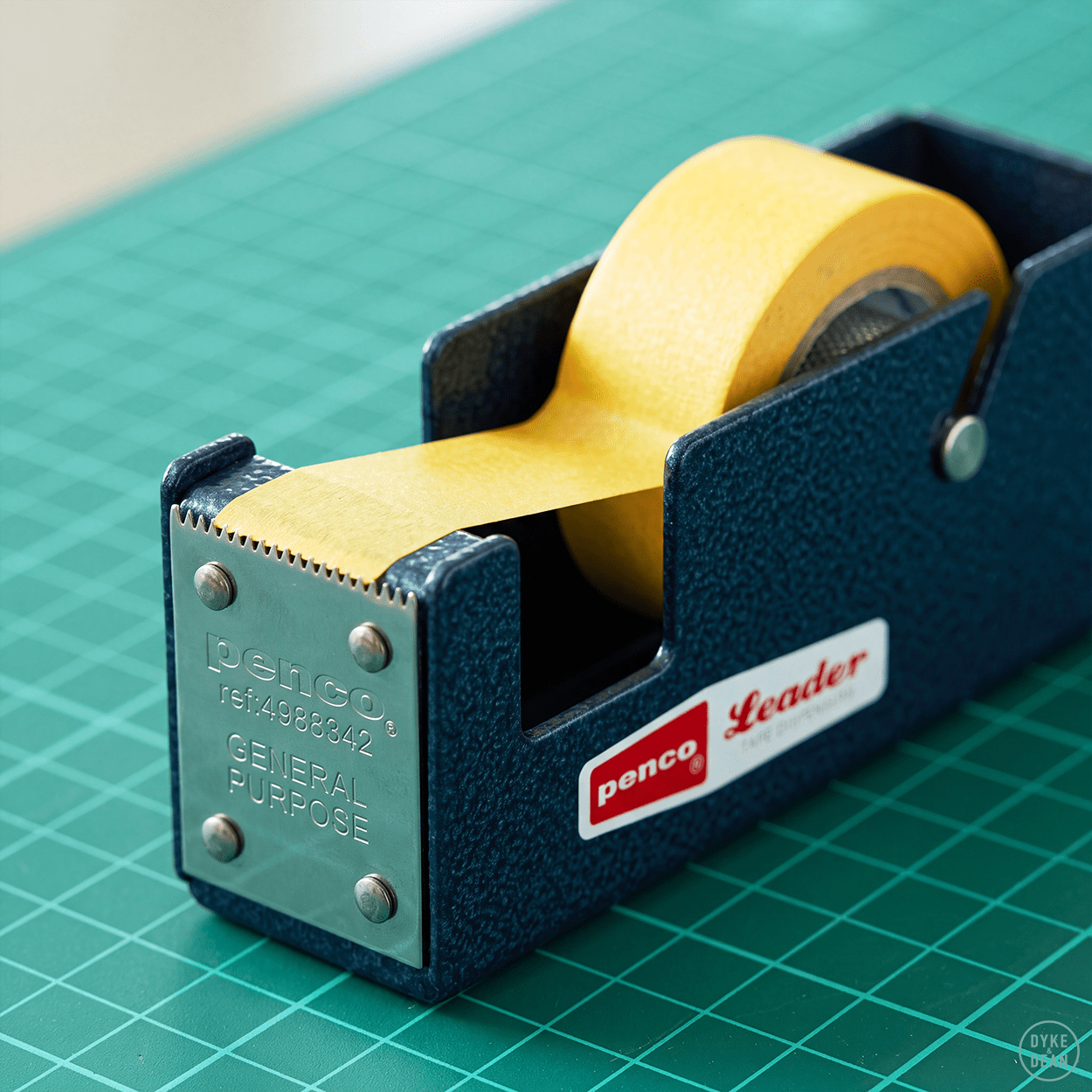 SMALL NAVY TAPE DISPENSER - DYKE & DEAN