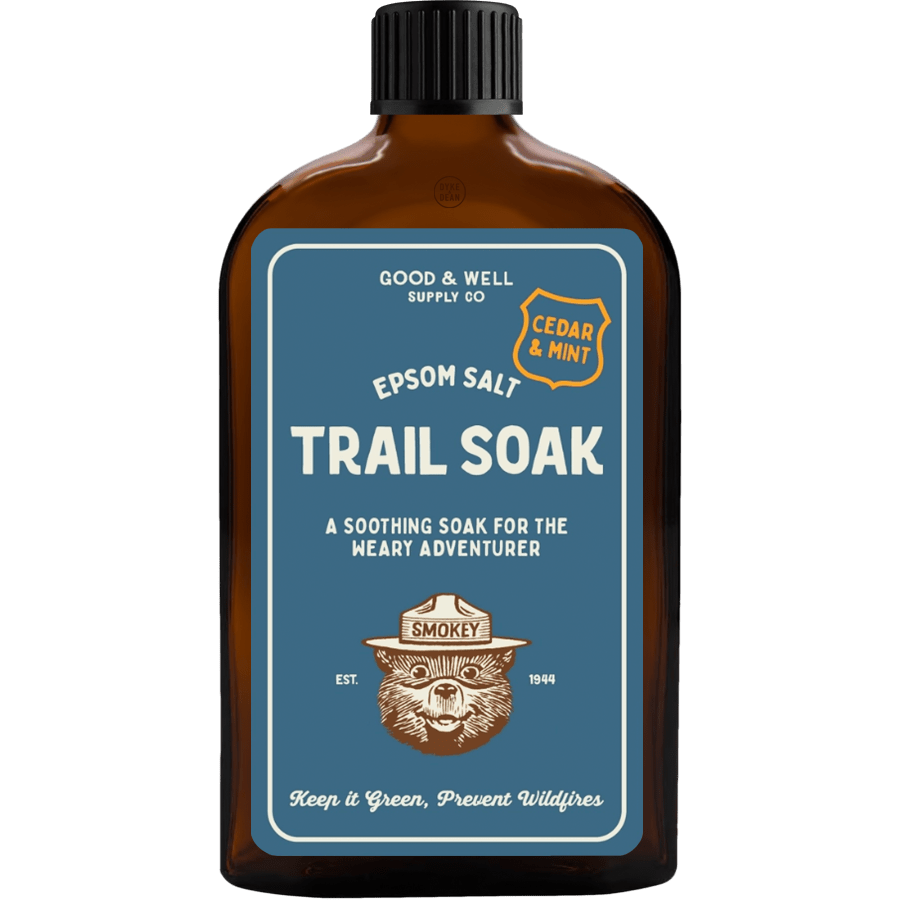 SMOKEY BEAR TRAIL BATH SOAK CEDAR & MINT - DYKE & DEAN