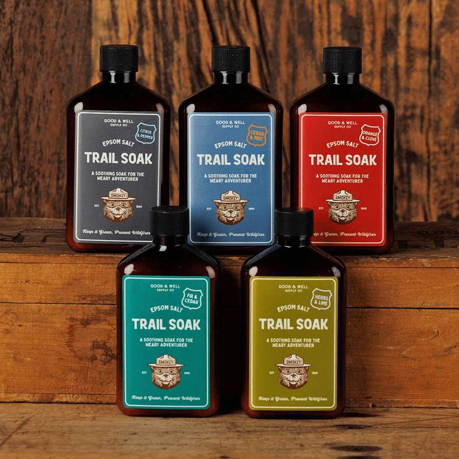 SMOKEY BEAR TRAIL BATH SOAK HERBS & LIME - DYKE & DEAN