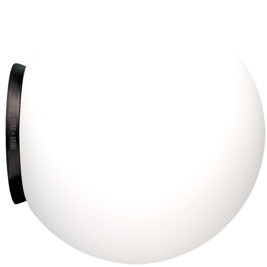 SPHERE LAMP BLACK BASE 400mm - DYKE & DEAN