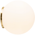 SPHERE LAMP BRASS BASE 300mm - DYKE & DEAN
