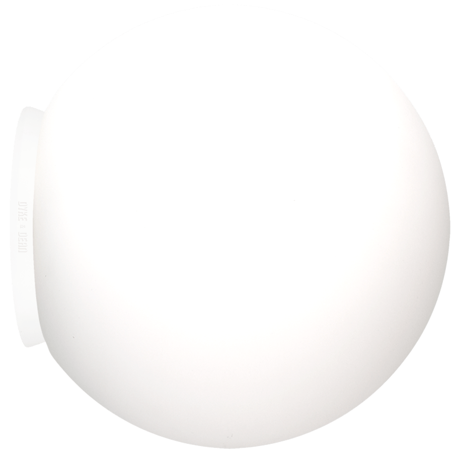 SPHERE LAMP WHITE BASE 400mm - DYKE & DEAN