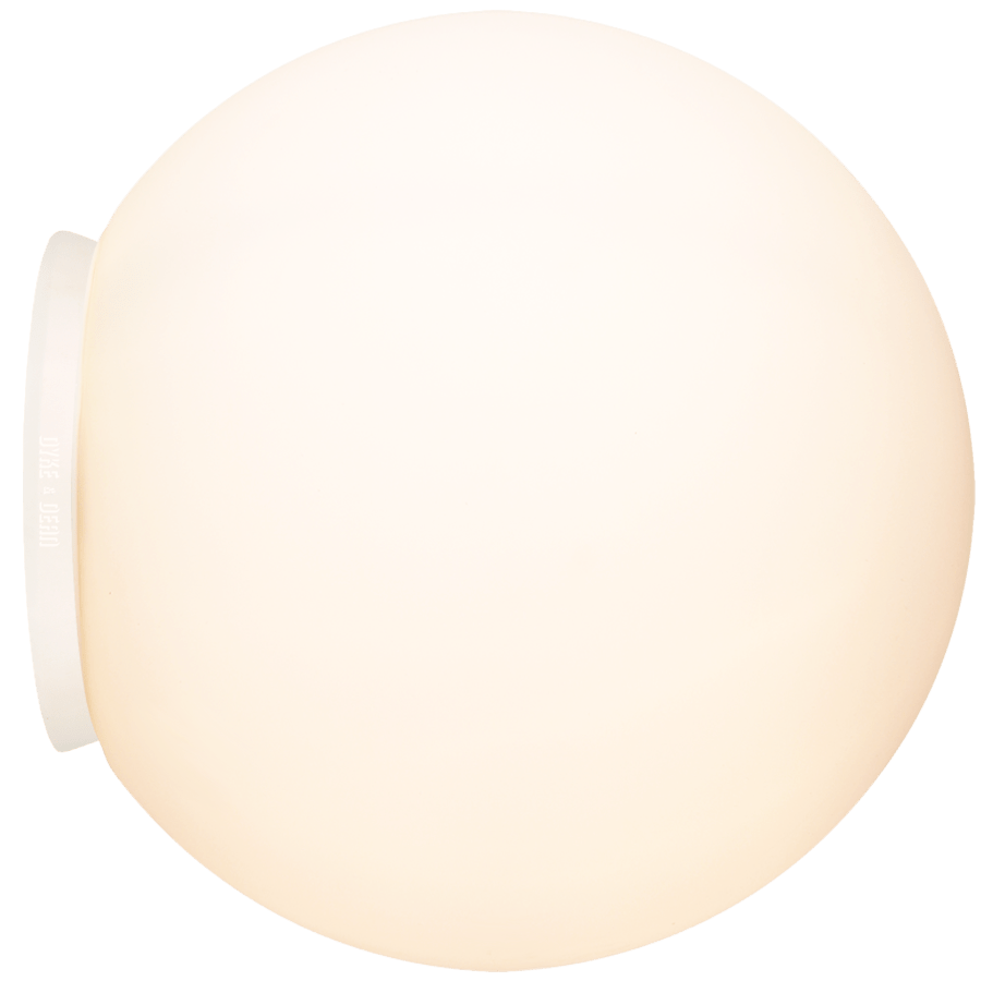 SPHERE LAMP WHITE BASE 400mm - DYKE & DEAN