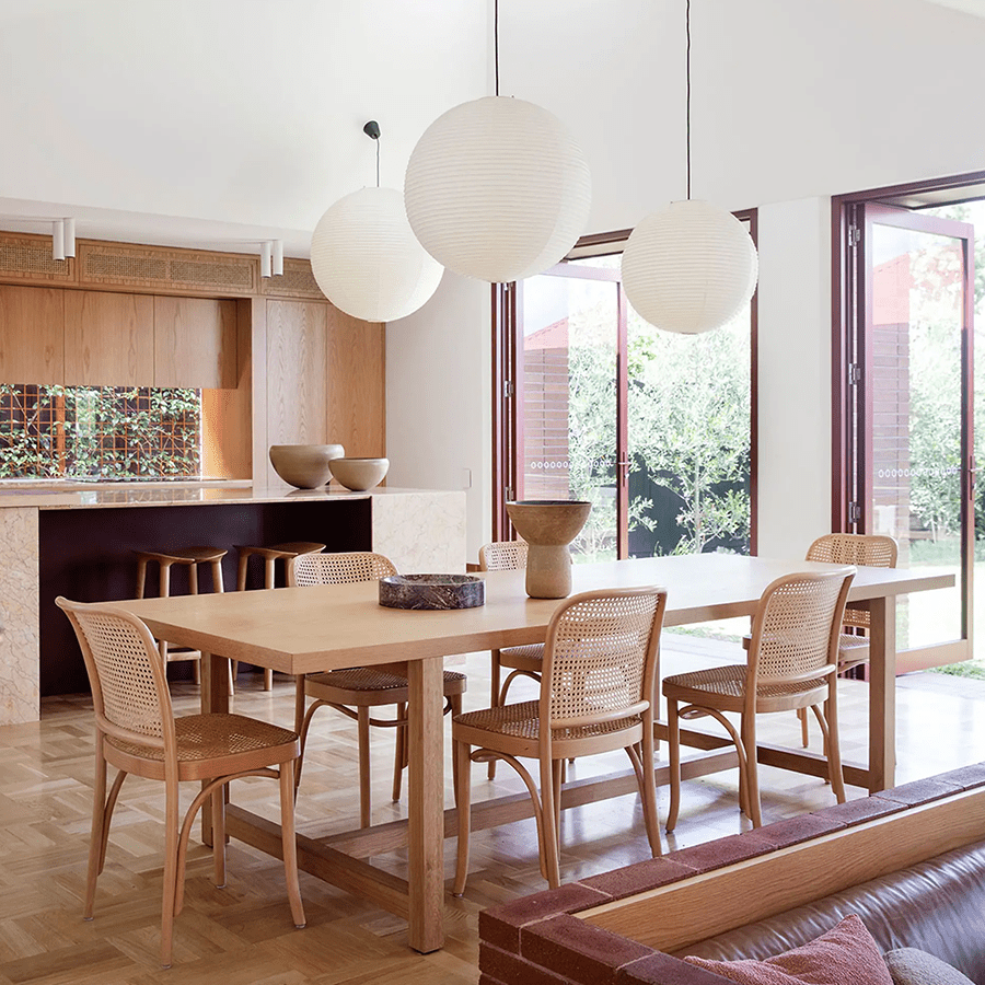 SPHERE LINEN LIGHT SHADE 60CM - DYKE & DEAN