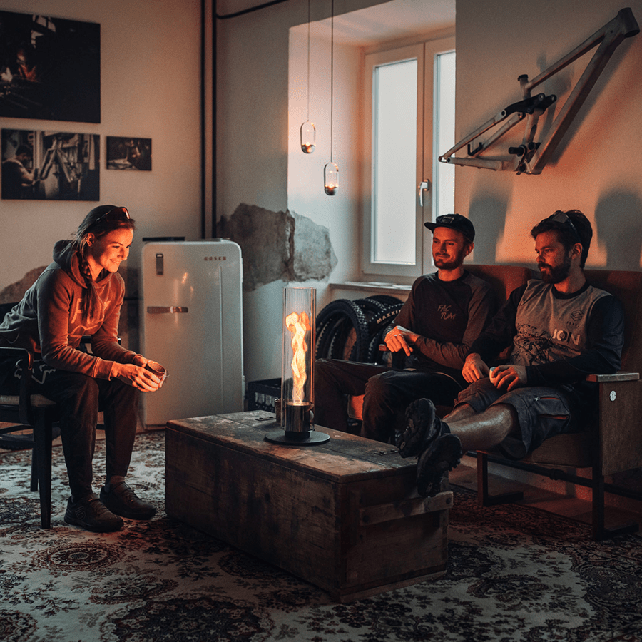 SPIN 90 TABLE FIRE TUBES GOLD SPIN TUBE - DYKE & DEAN