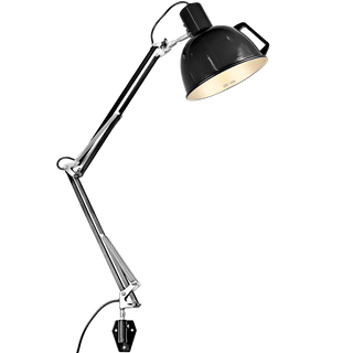 SPRUNG WALL LAMP HANDLE SHADE BLACK - DYKE & DEAN