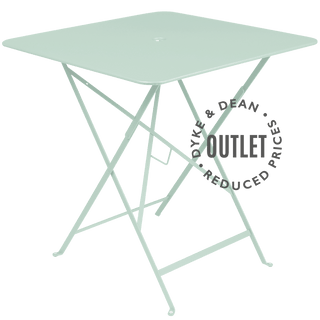 SQUARE BISTRO FOLDING TABLE 71 MINT ICE OUTLET - DYKE & DEAN