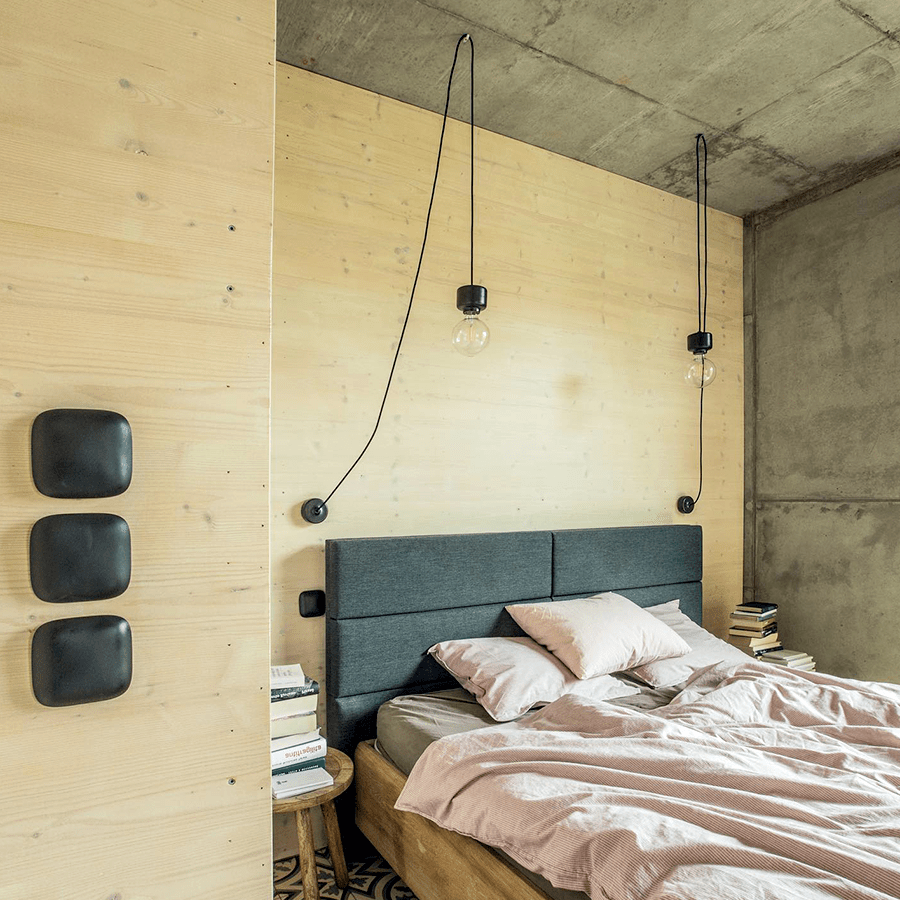 SQUARE PORCELAIN WALL SOCKET UK PASTEL BLUE - DYKE & DEAN