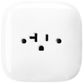 SQUARE PORCELAIN WALL SOCKET USA 20 AMP WHITE - DYKE & DEAN