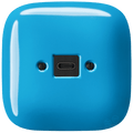 SQUARE PORCELAIN WALL SOCKET USB - C AZURE - DYKE & DEAN