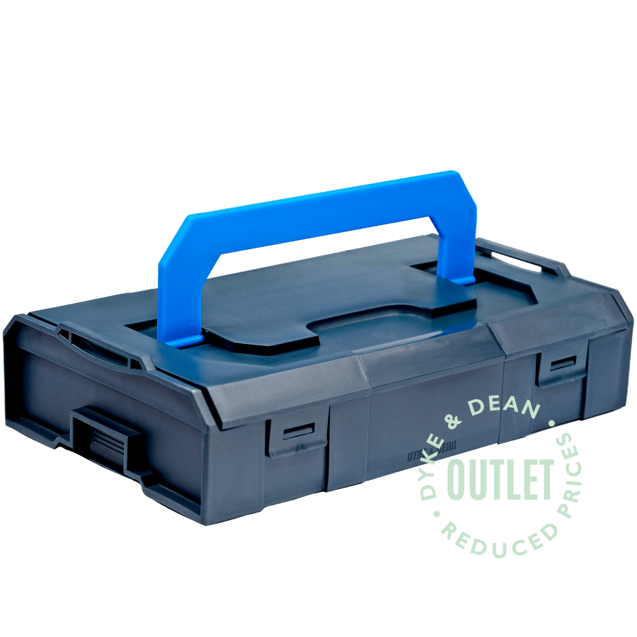 STACKING STORAGE CARRY BOX NAVY BLUE OUTLET - DYKE & DEAN