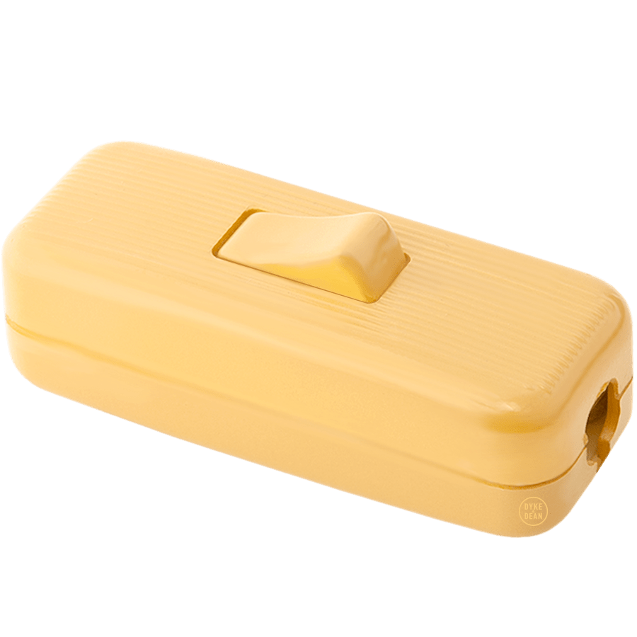 Switch With Line STANDARD IN LINE SWITCH YELLOW - DYKE & DEAN
