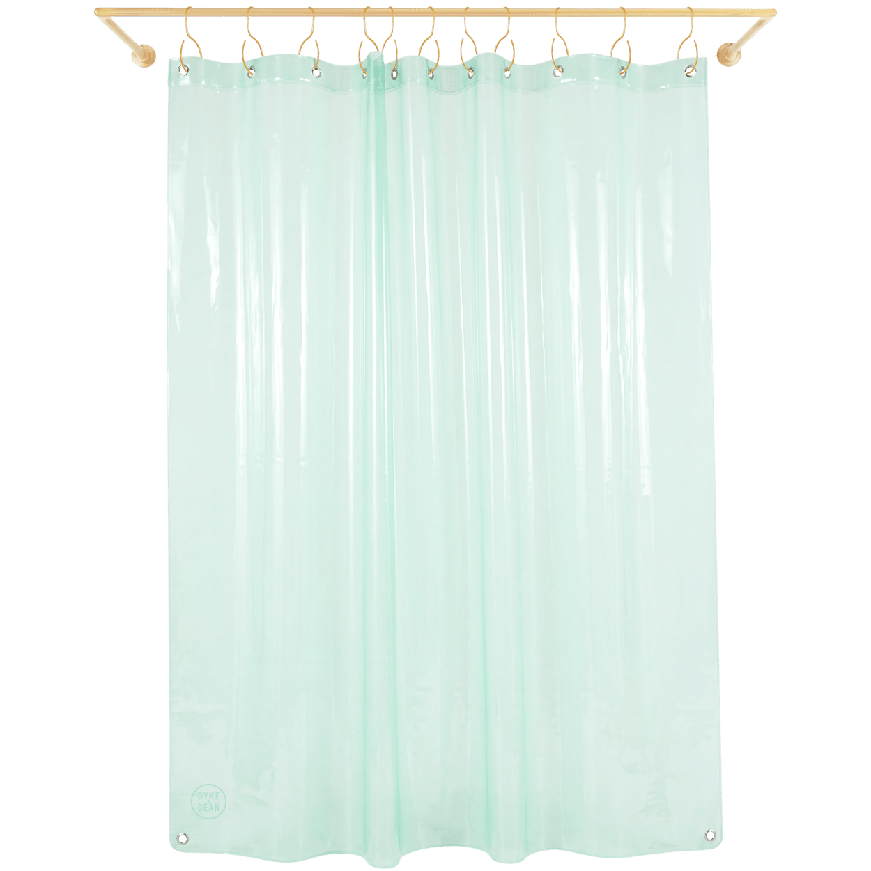 SUN SHOWER CURTAIN MINT GREEN - DYKE & DEAN