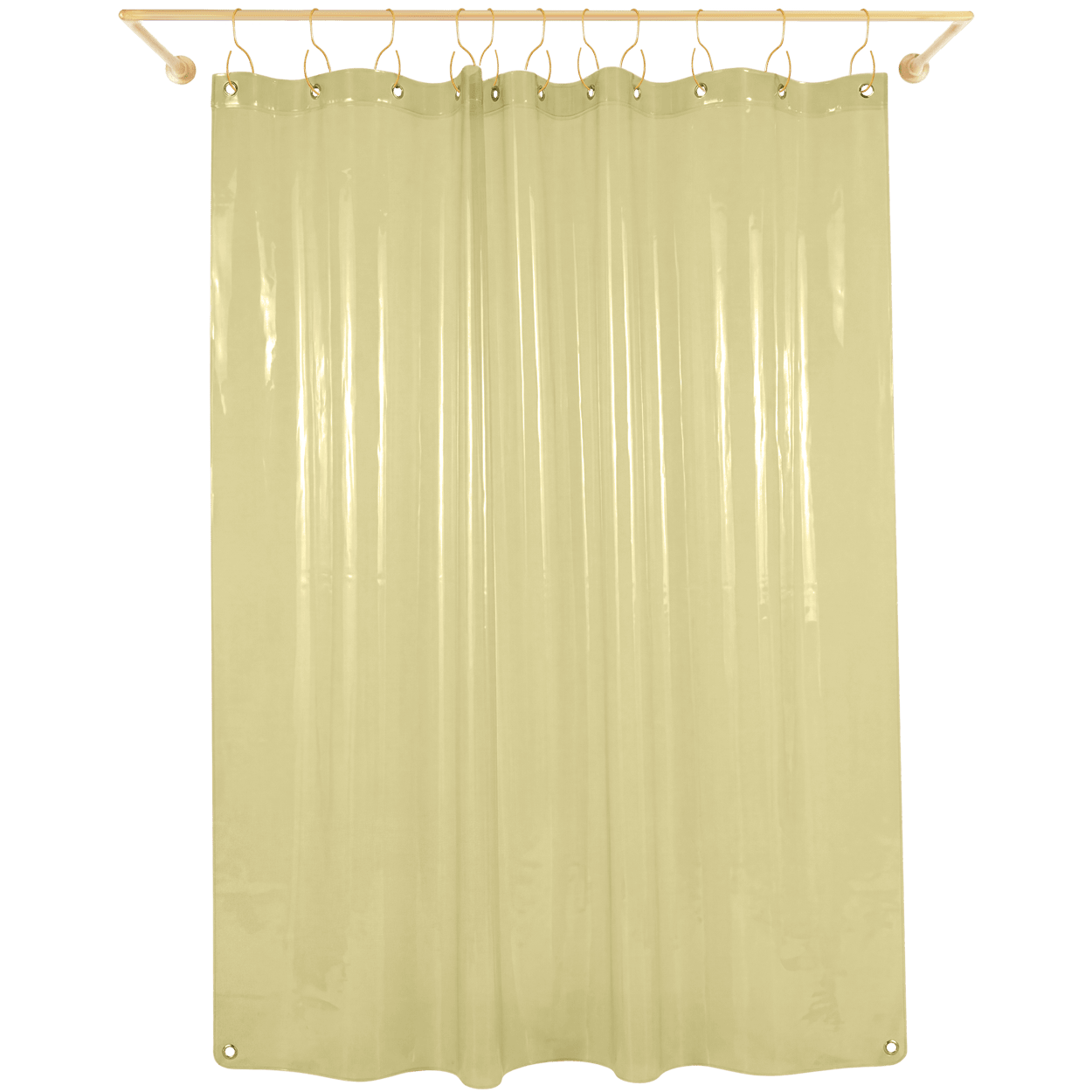 SUN SHOWER CURTAIN OLIVE GREEN - DYKE & DEAN