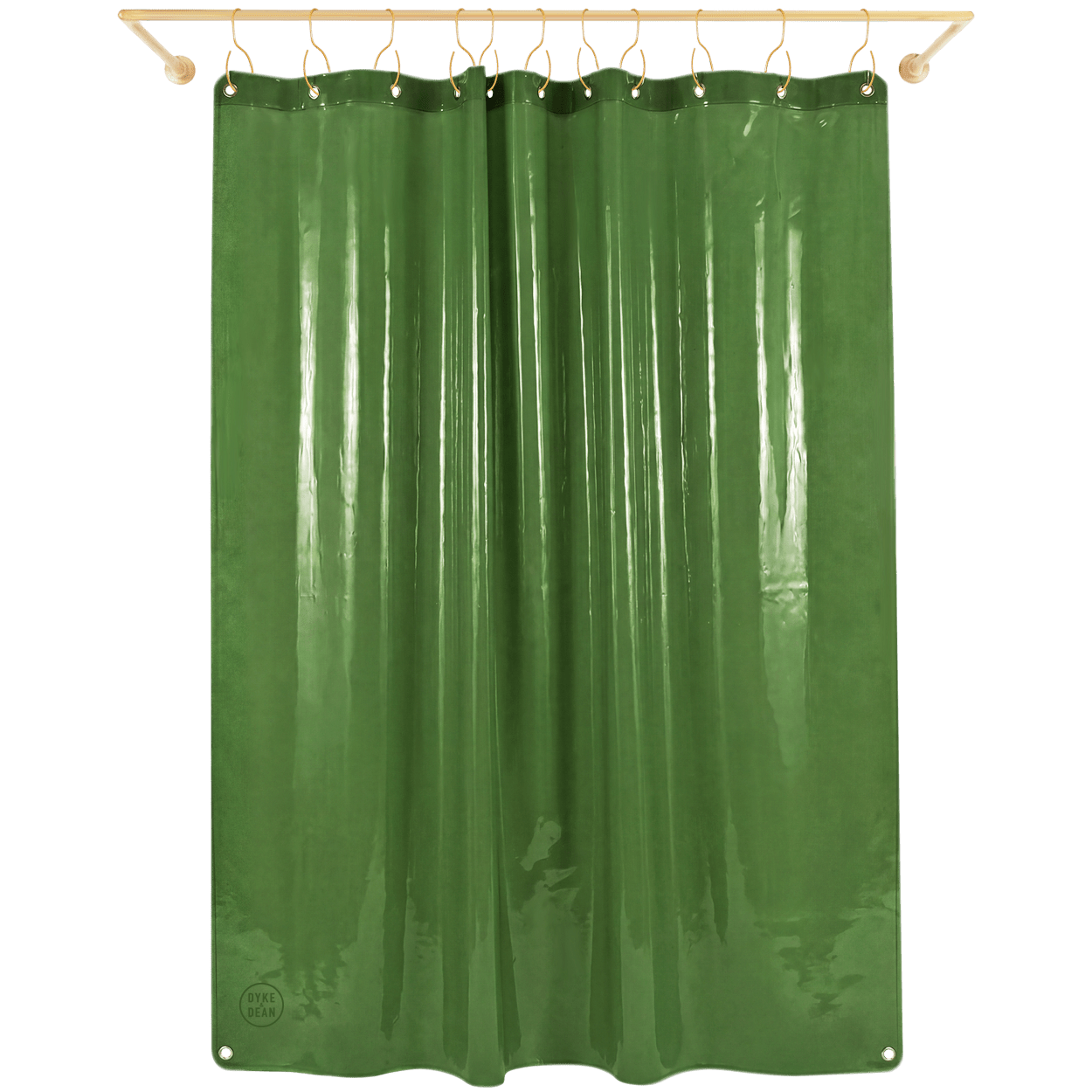 SUN SHOWER CURTAIN PINE GREEN - DYKE & DEAN