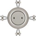 SURFACE PORCELAIN JUNCTION BOX CAPPUCCINO - DYKE & DEAN