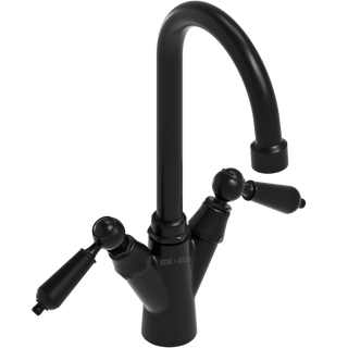 TALL SINK MIXER METAL LEVER TAPS - DYKE & DEAN