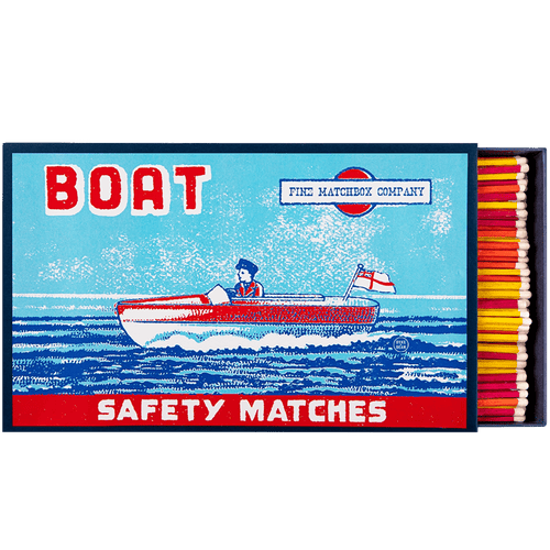 THE BOAT GIANT SAFETY MATCHES - DYKE & DEAN