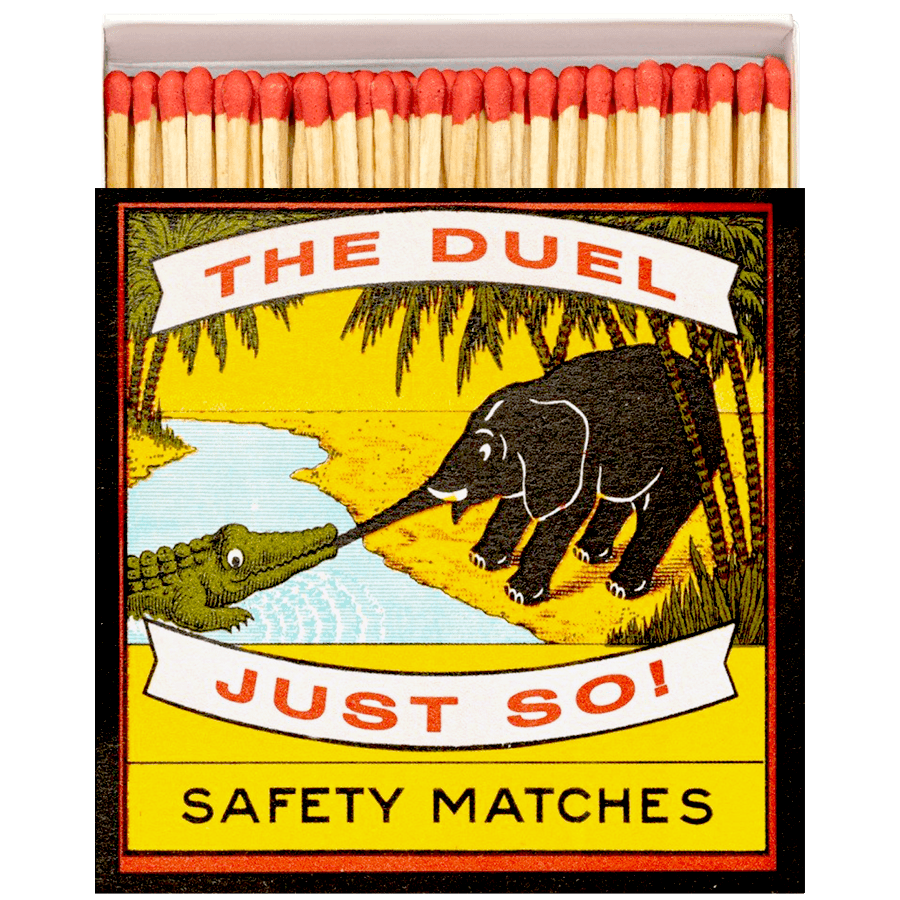 THE DUEL JUST SO LUXURY SAFETY MATCHES - DYKE & DEAN