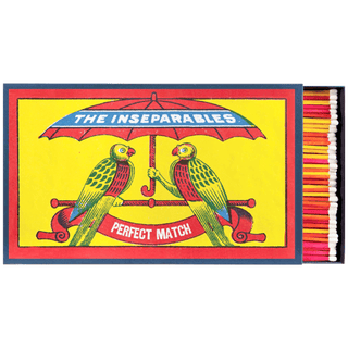 THE INSEPARABLES LUXURY SAFETY MATCHES - GIANT BOX - DYKE & DEAN