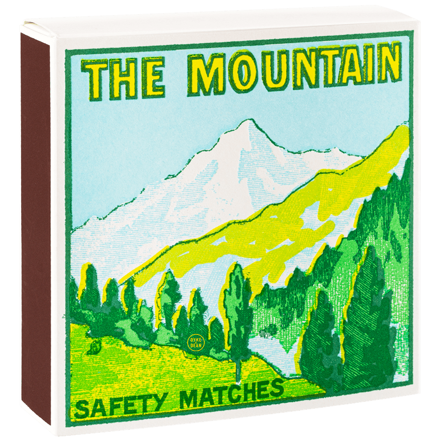 THE MOUNTAIN LUXURY SAFETY MATCHES - DYKE & DEAN