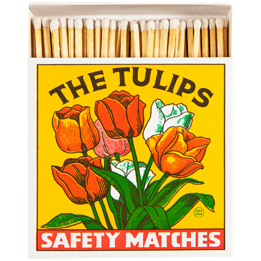 THE TULIPS LUXURY SAFETY MATCHES - DYKE & DEAN