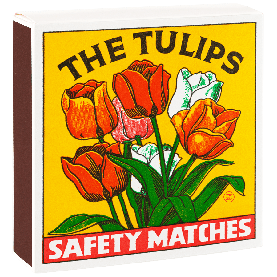THE TULIPS LUXURY SAFETY MATCHES - DYKE & DEAN