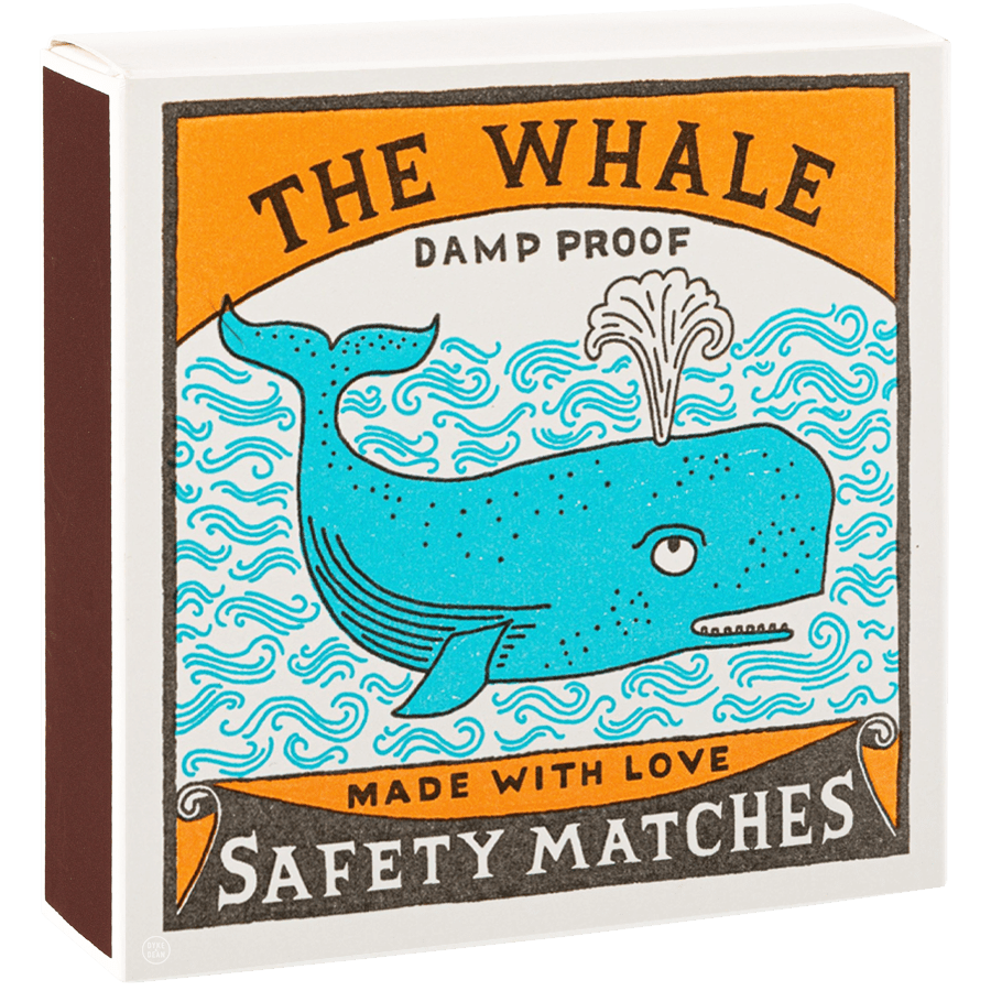 THE WHALE LUXURY SAFETY MATCHES - DYKE & DEAN
